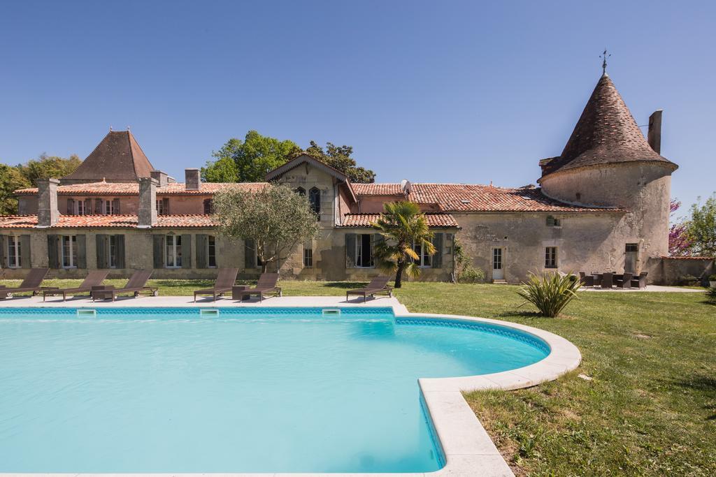 Chateau De Puyrigaud Bed & Breakfast Leoville Luaran gambar