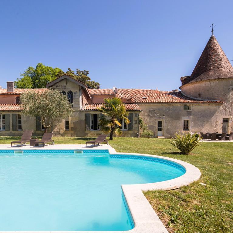 Chateau De Puyrigaud Bed & Breakfast Leoville Luaran gambar